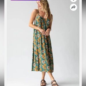 Natural Life Lizzie Floral Midi Dress
